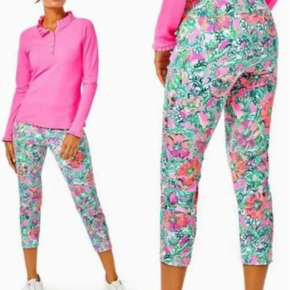 Lilly Pulitzer Luxletic UPF 50 Corso Crop Pants